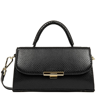 Baguette bag - Exo Evenly #couleur_noir-python