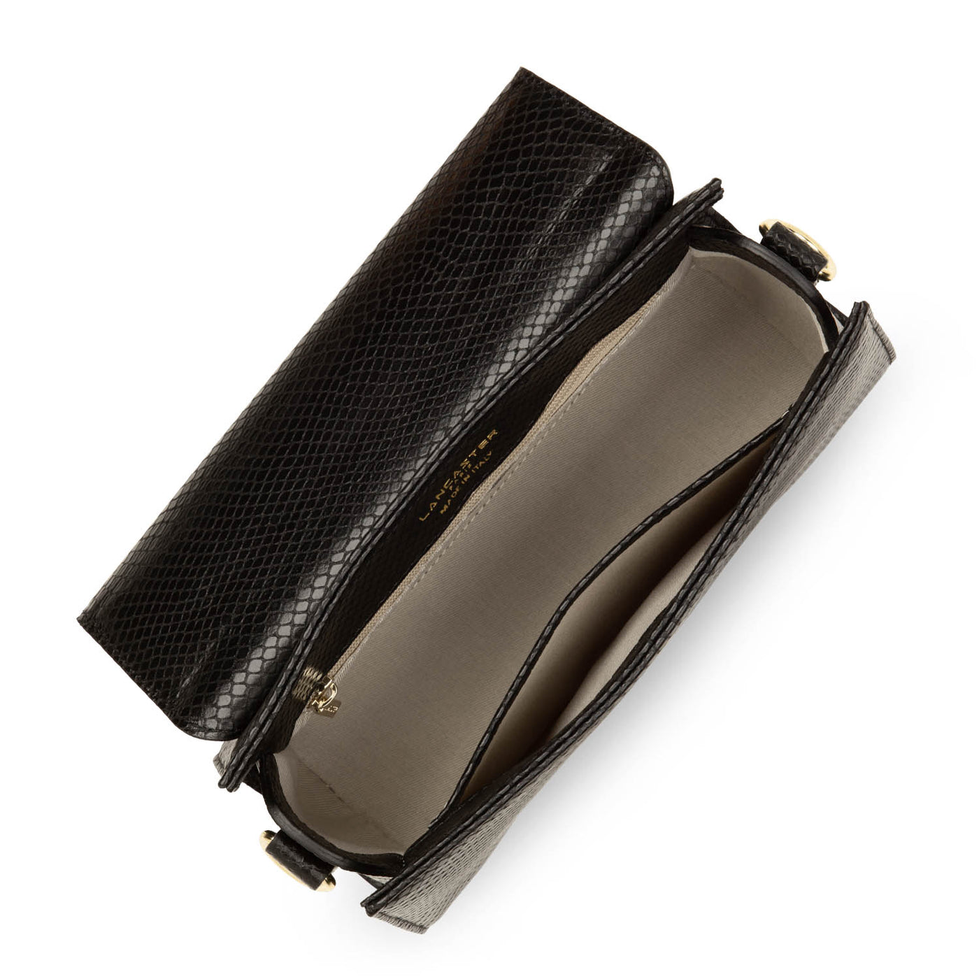 Baguette bag - Exo Evenly #couleur_noir-python