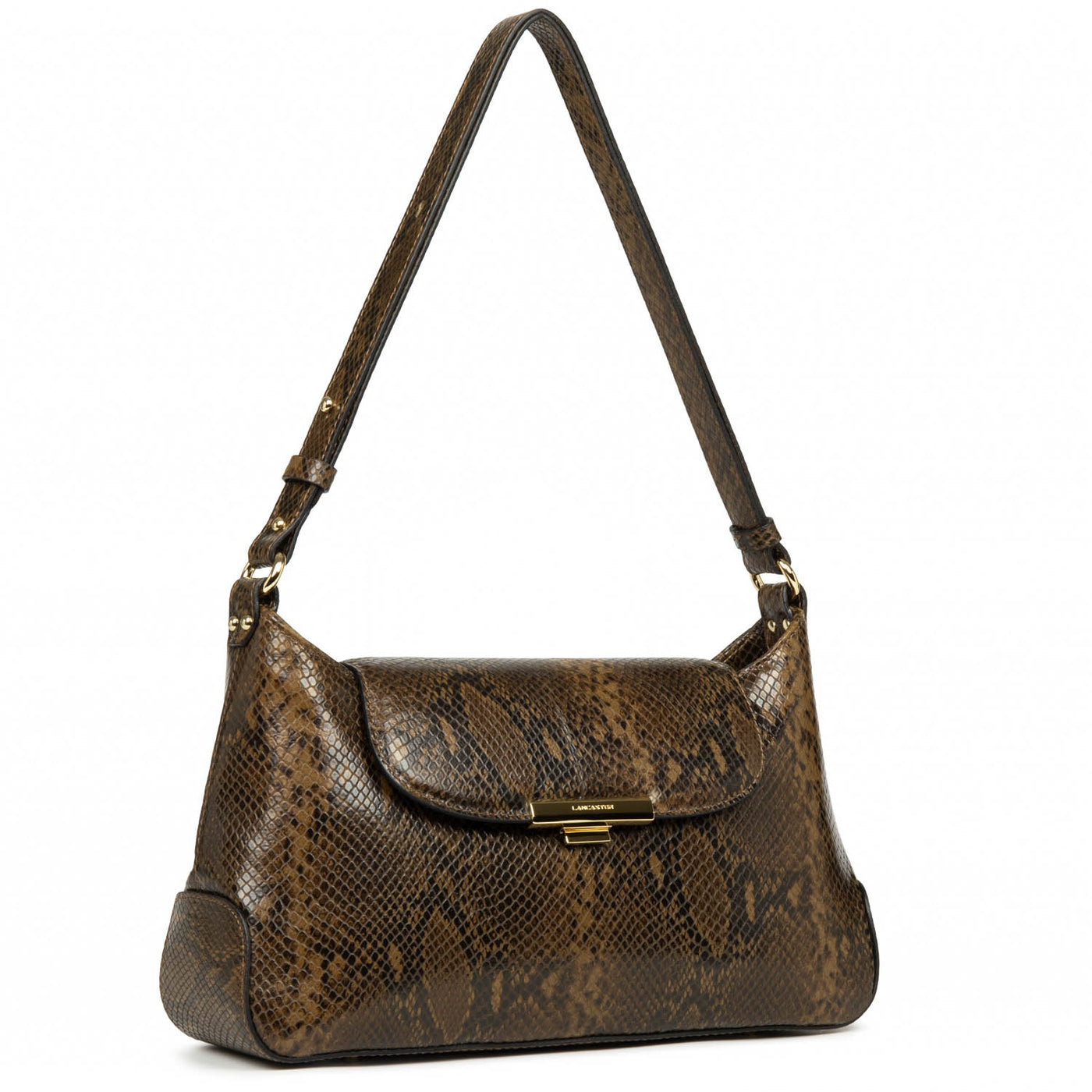 Baguette bag - Exo Evenly #couleur_marron-python