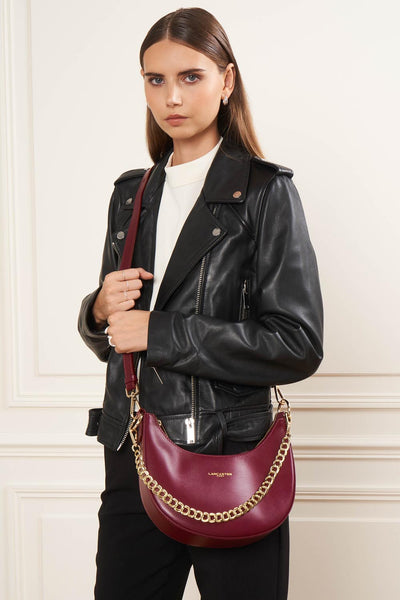 small shoulder bag - paris aimy #couleur_bordeaux