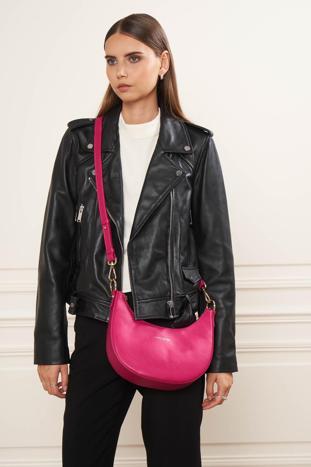 small shoulder bag - paris aimy #couleur_fuxia