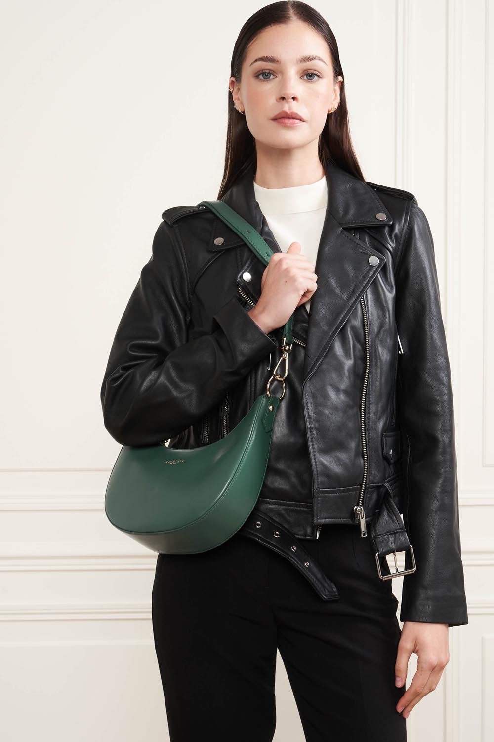 small shoulder bag - paris aimy #couleur_vert-fonc