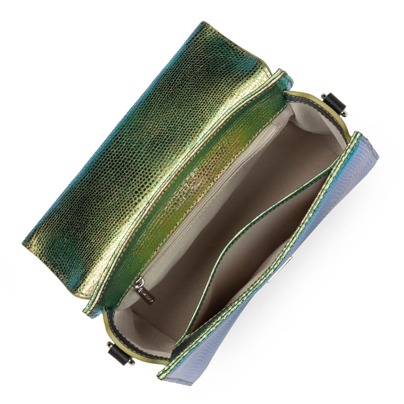 small handbag - exotic trinity #couleur_vert-camlon