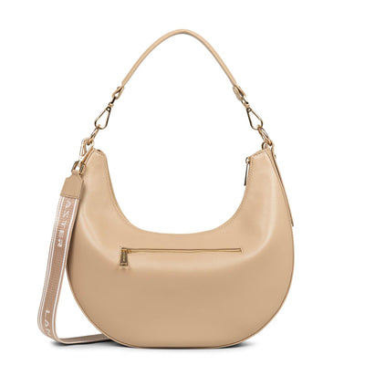 large shoulder bag - paris aimy #couleur_beige-fonc