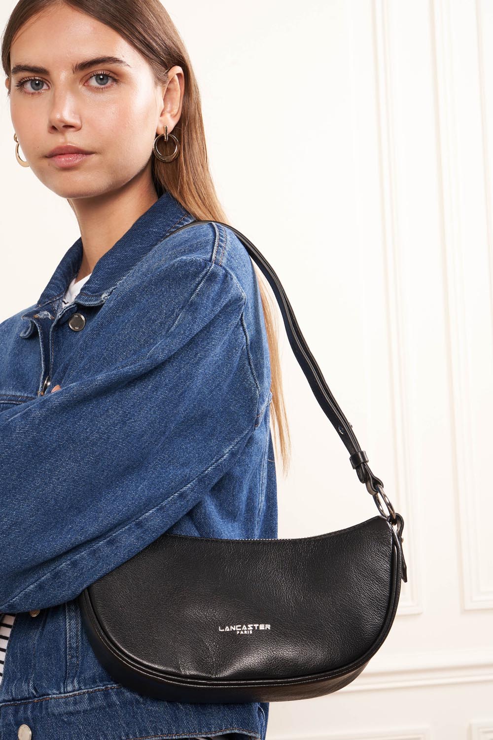 half moon bag - fashion fIrenze #couleur_noir