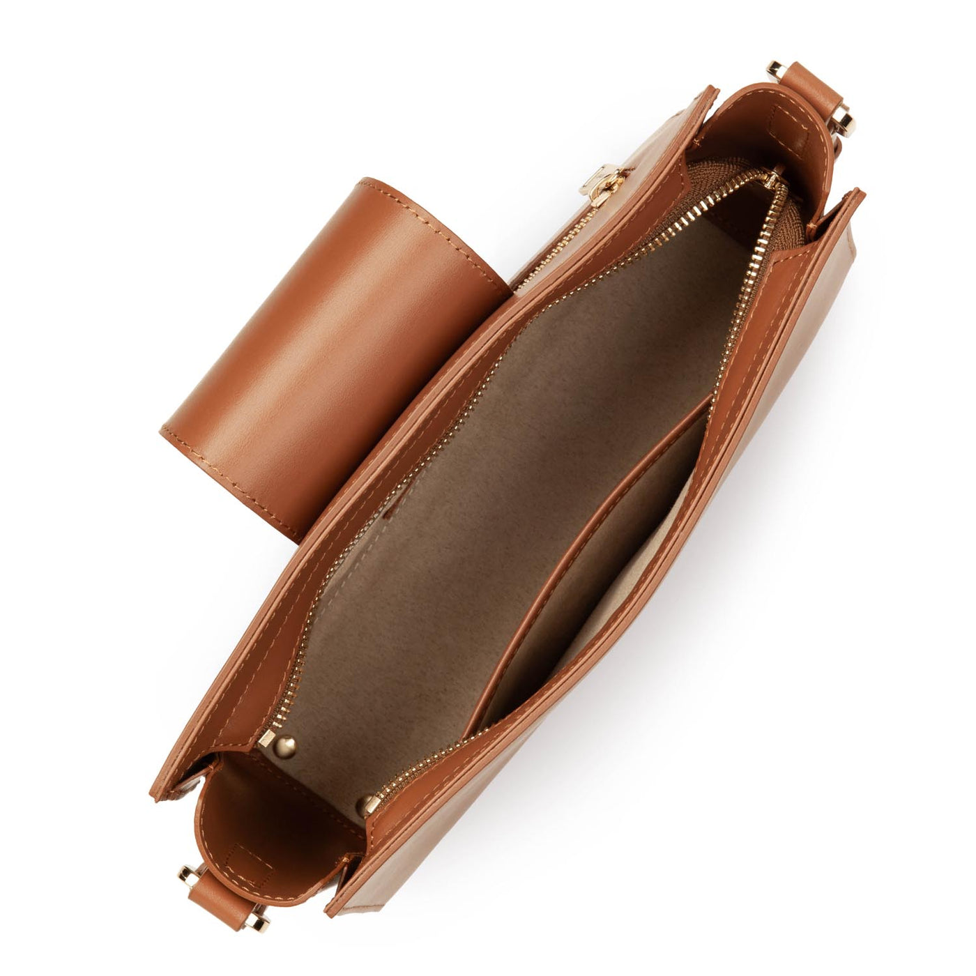 Baguette bag - Paris PAD #couleur_camel