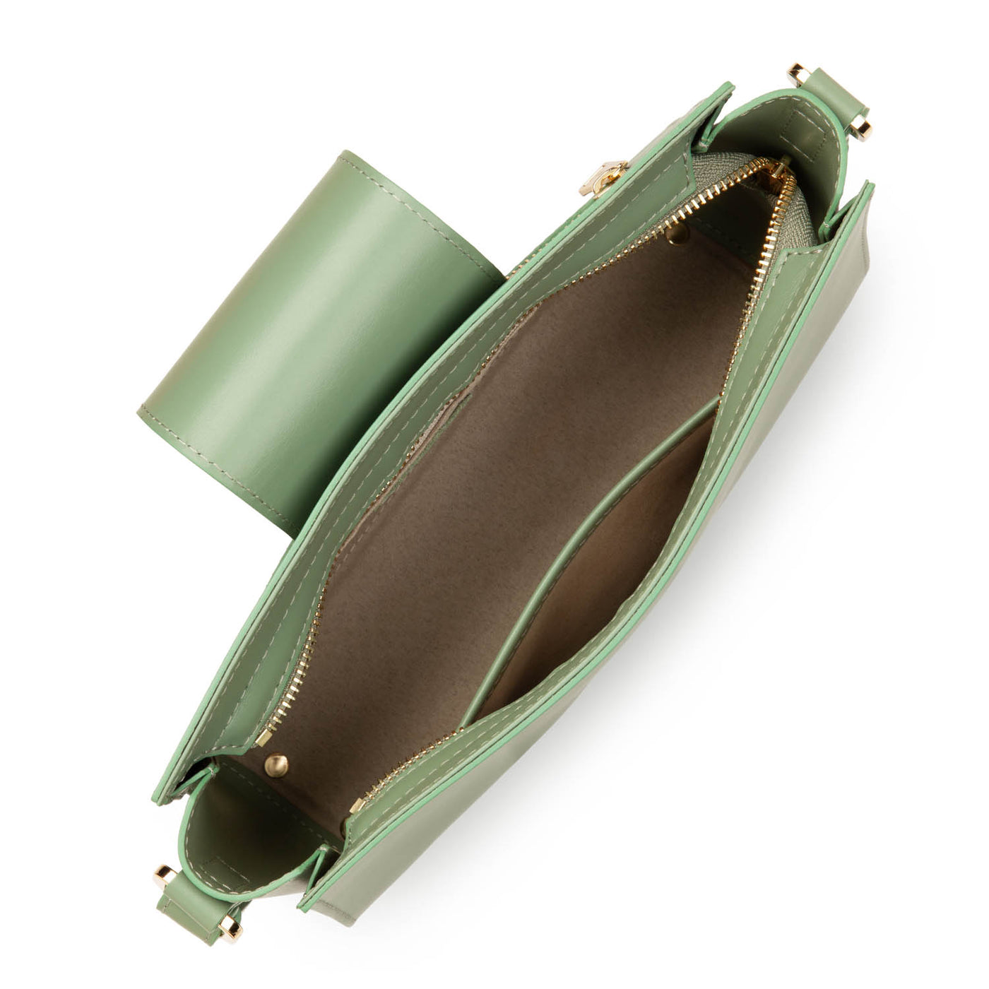 Baguette bag - Paris PAD #couleur_jade-antic