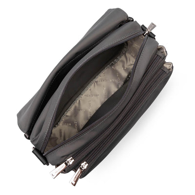messenger bag - basic sport #couleur_gris-noir