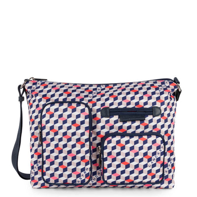 shoulder bag - basic sport #couleur_damier-bleu