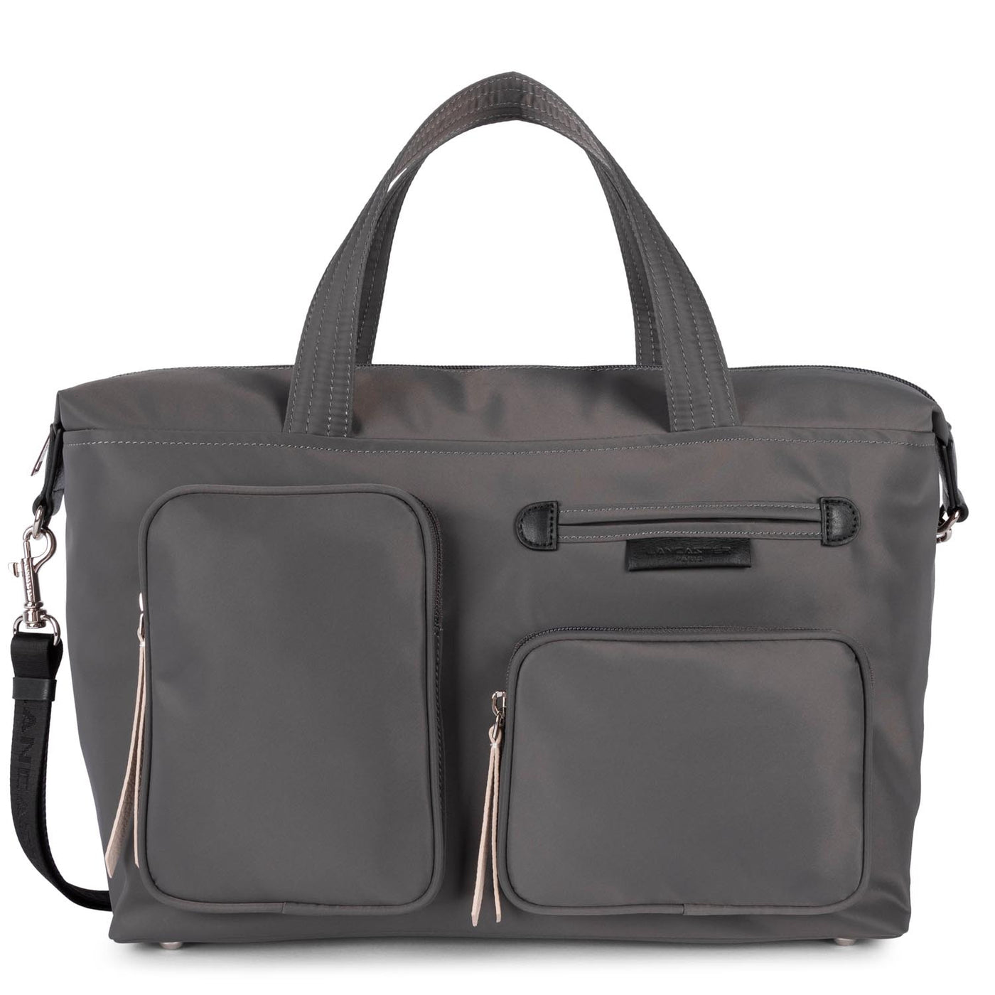 large tote bag - basic sport #couleur_gris-noir