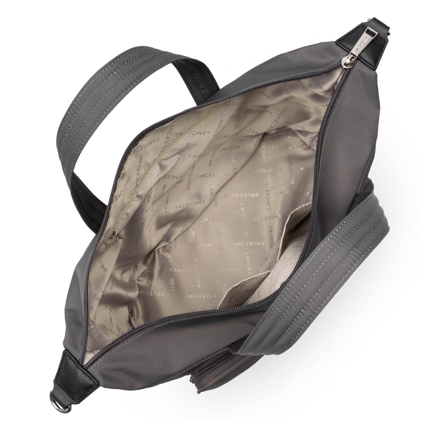 large tote bag - basic sport #couleur_gris-noir