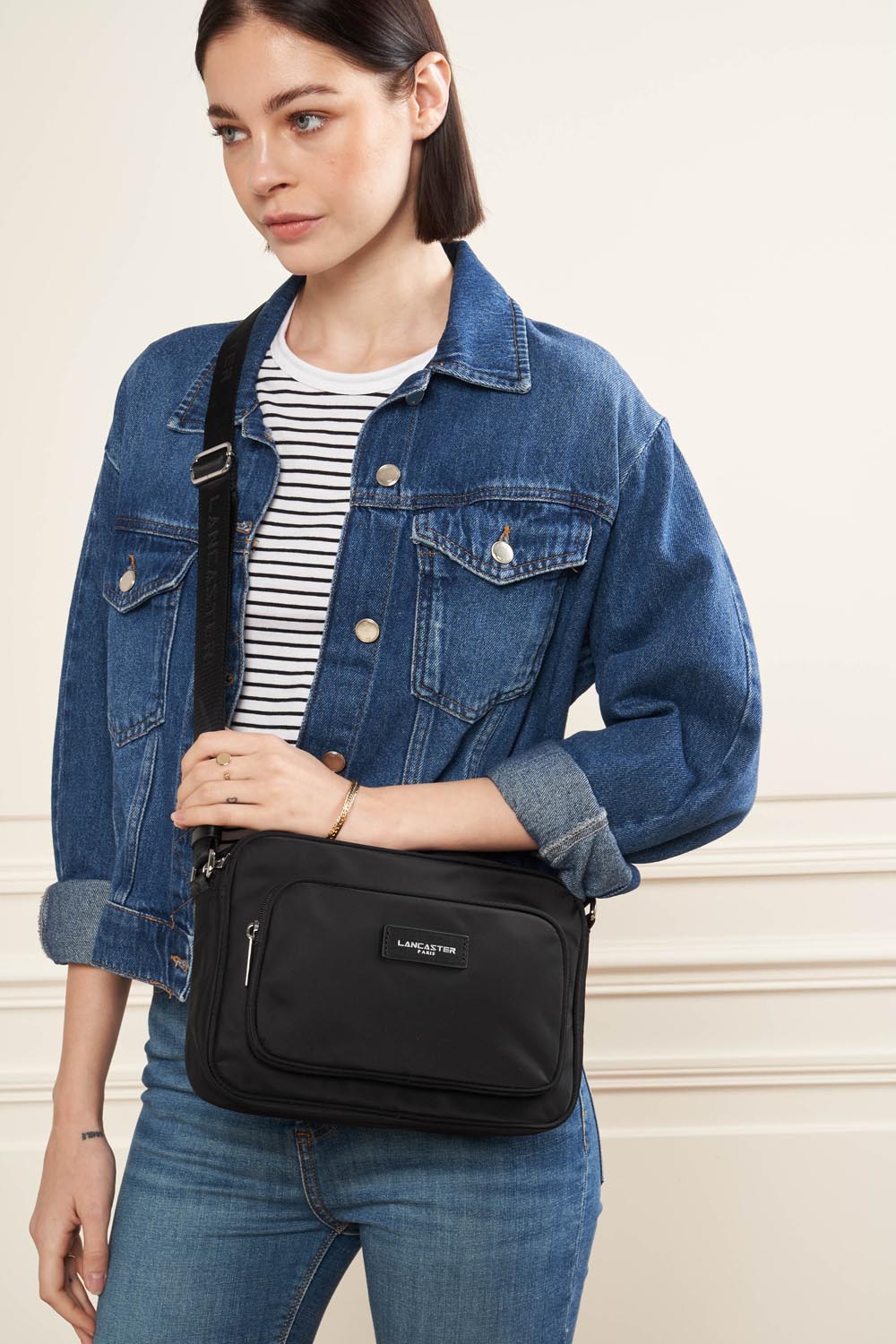 large crossbody bag - basic vita #couleur_noir