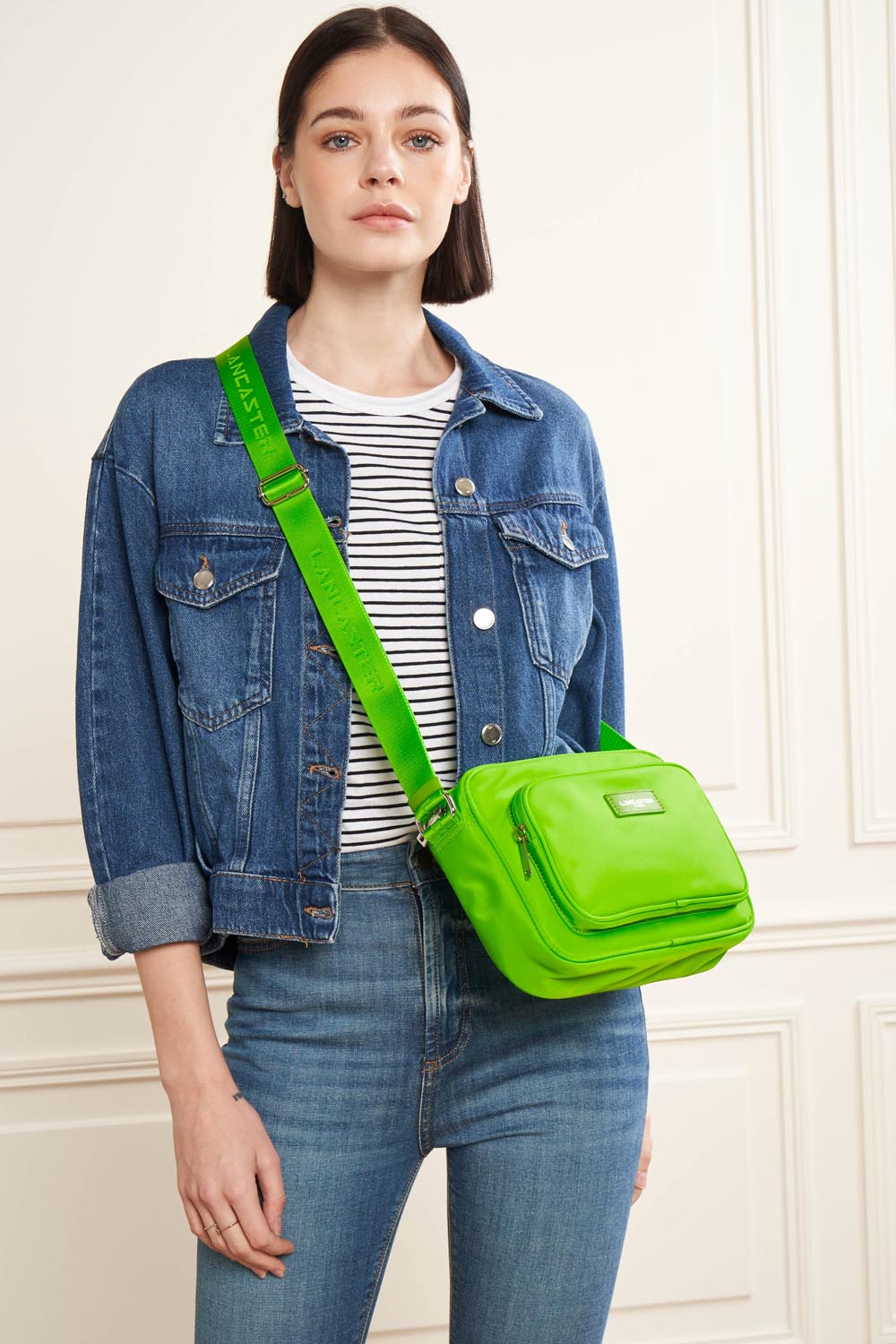 large crossbody bag - basic vita #couleur_vert-clair