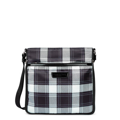 crossbody bag - basic verni #couleur_noir-tartan