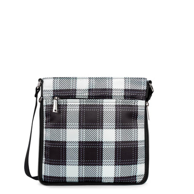 crossbody bag - basic verni #couleur_noir-tartan
