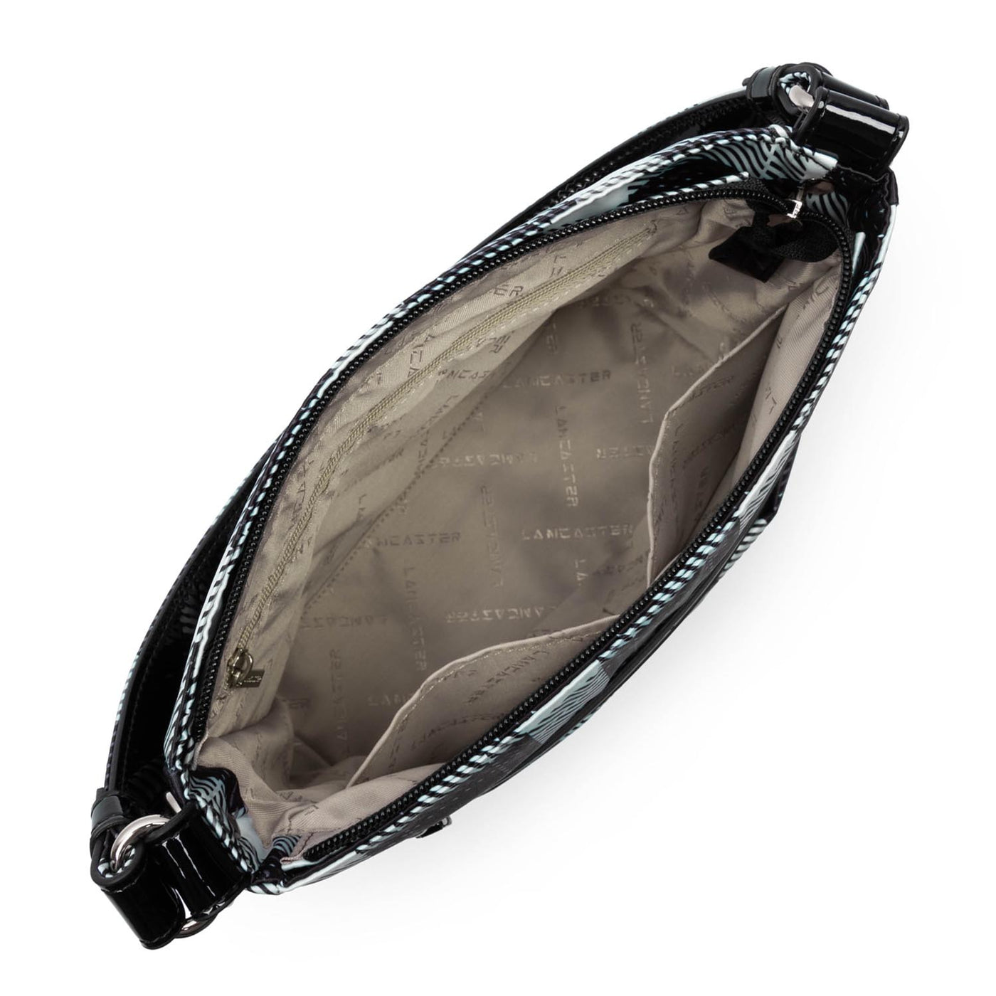 shoulder bag - basic verni #couleur_noir-tartan