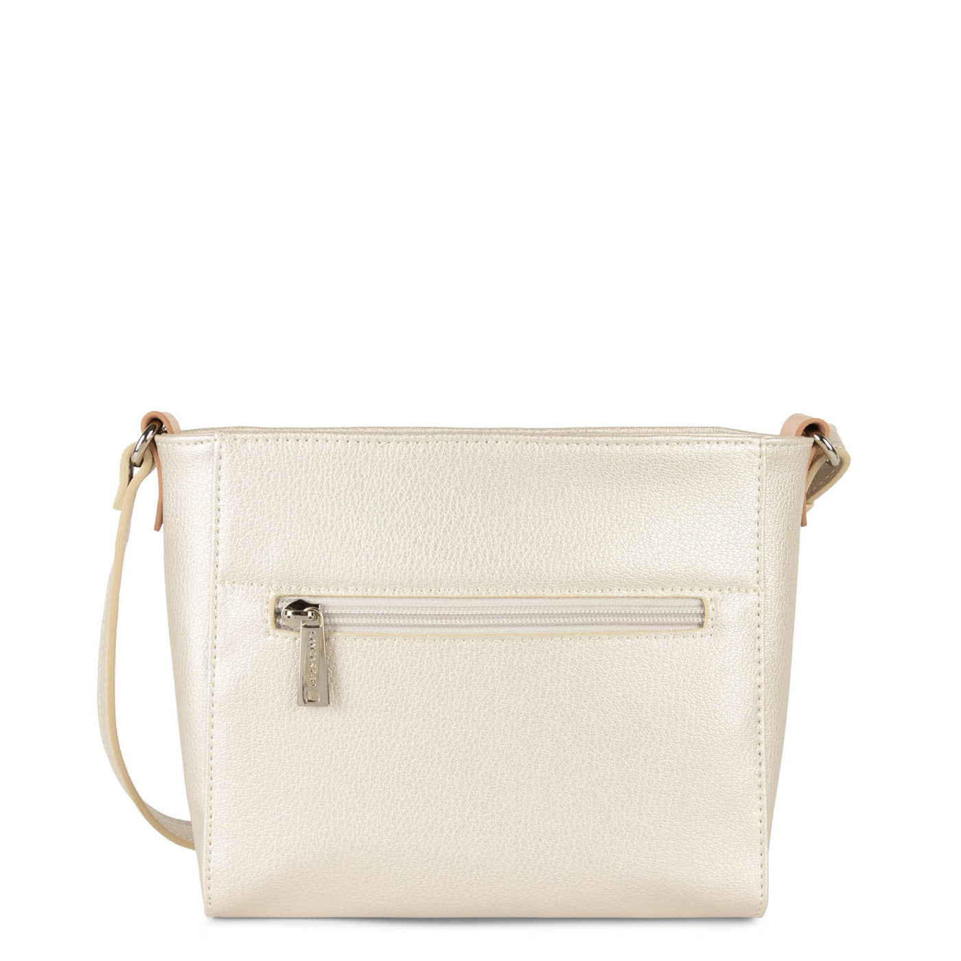 crossbody bag - maya #couleur_nacre-blanc-poudre
