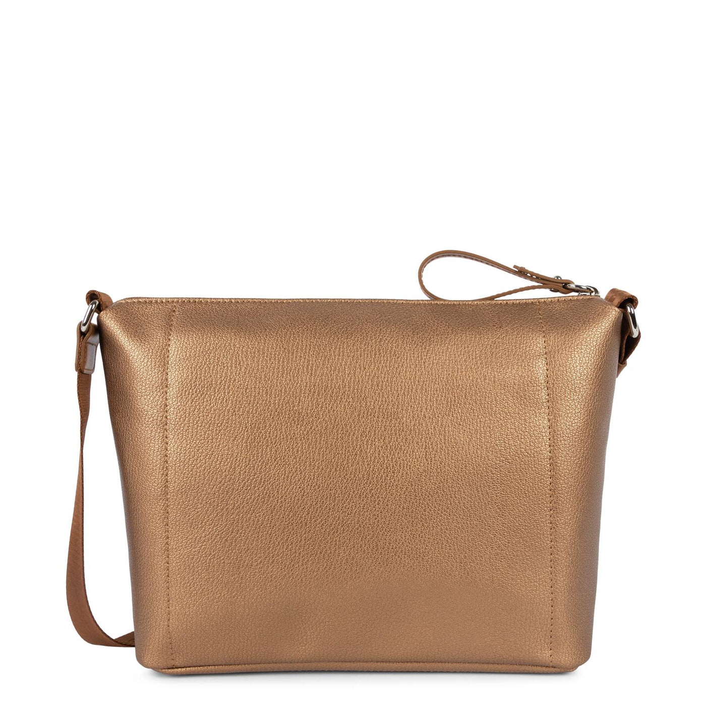 shoulder bag - maya #couleur_cuivre-champagne-vison