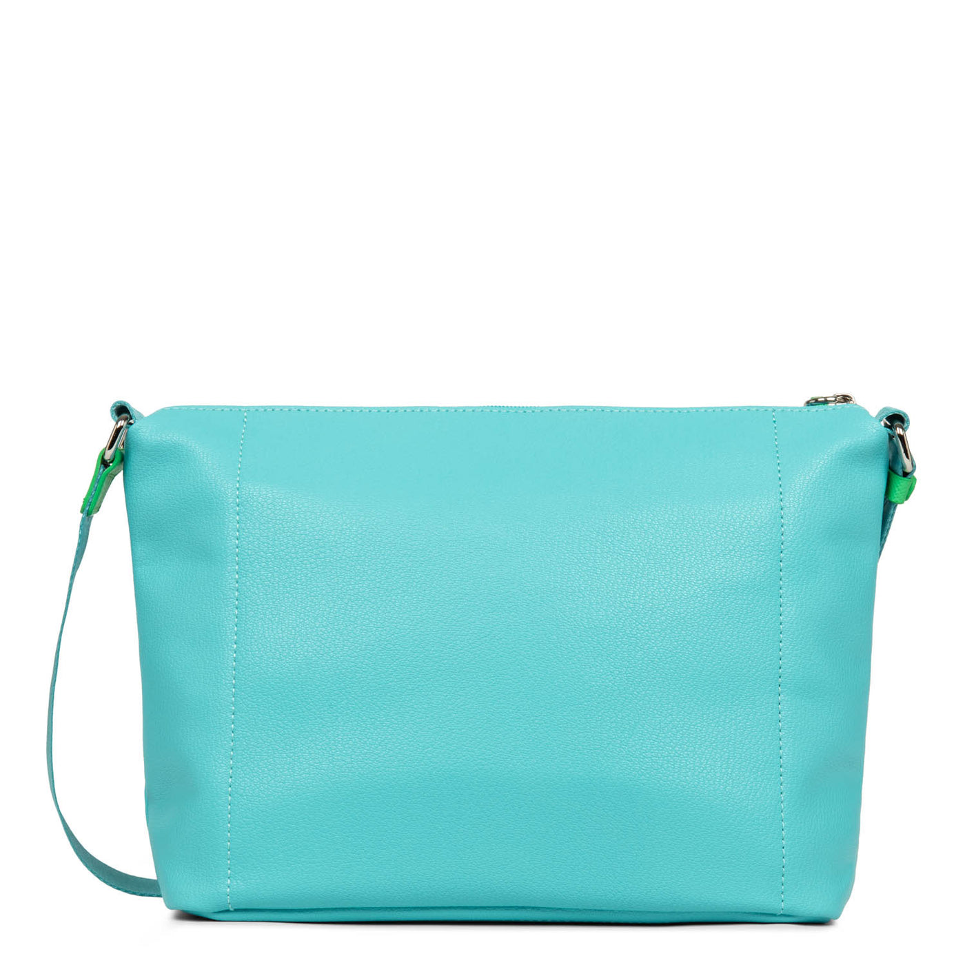 shoulder bag - maya #couleur_lagon-ivoire-vert-eco