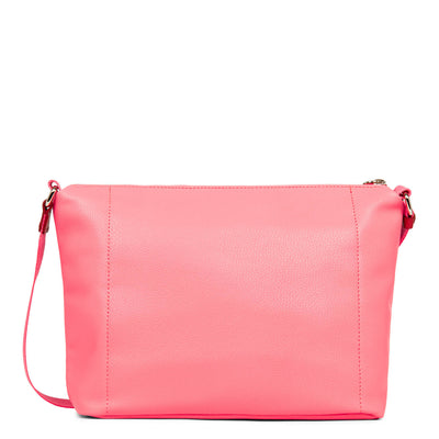 shoulder bag - maya #couleur_rose-fonc-rose-rouge