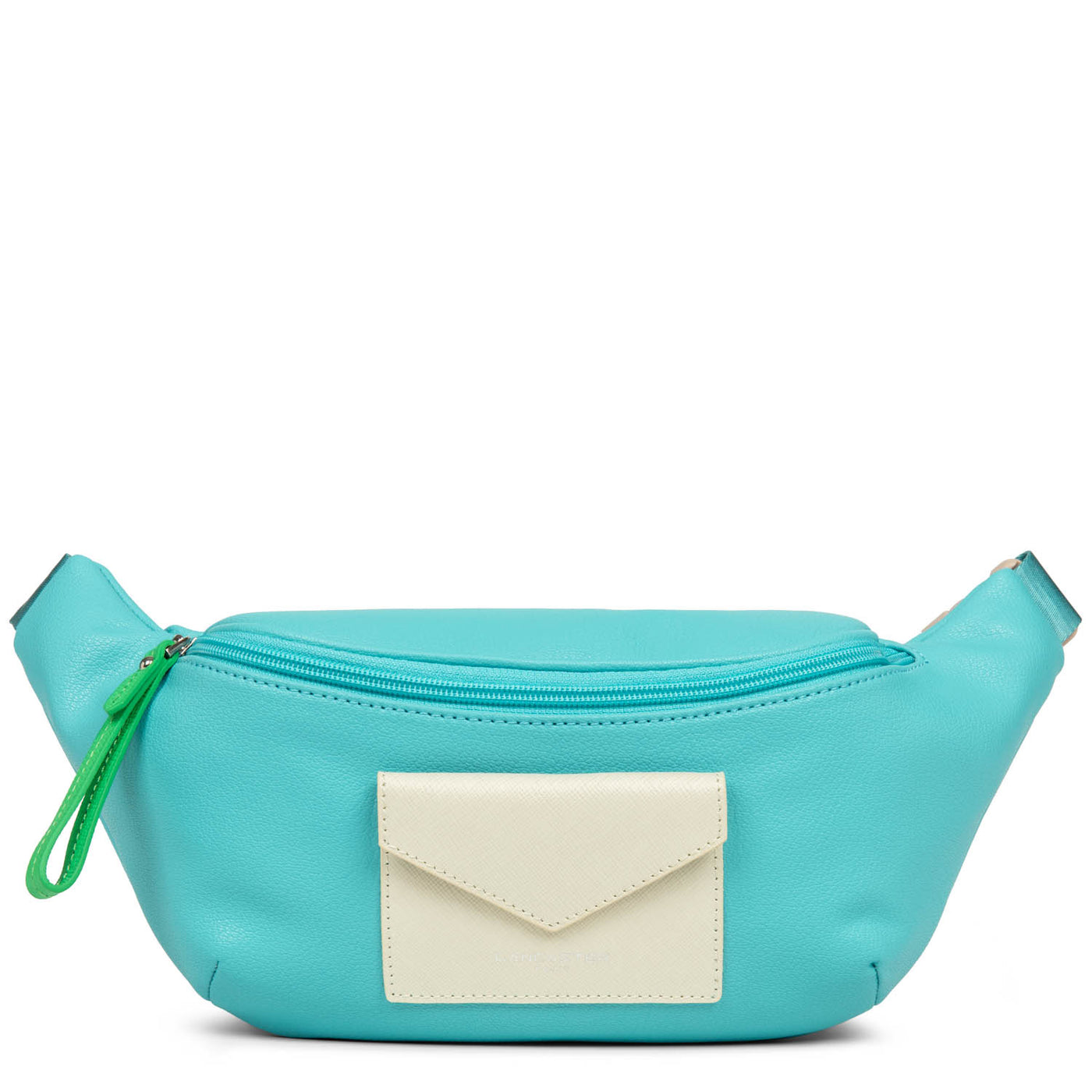 belt bag - maya #couleur_lagon-ivoire-vert-eco