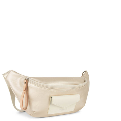 belt bag - maya #couleur_nacre-blanc-poudre