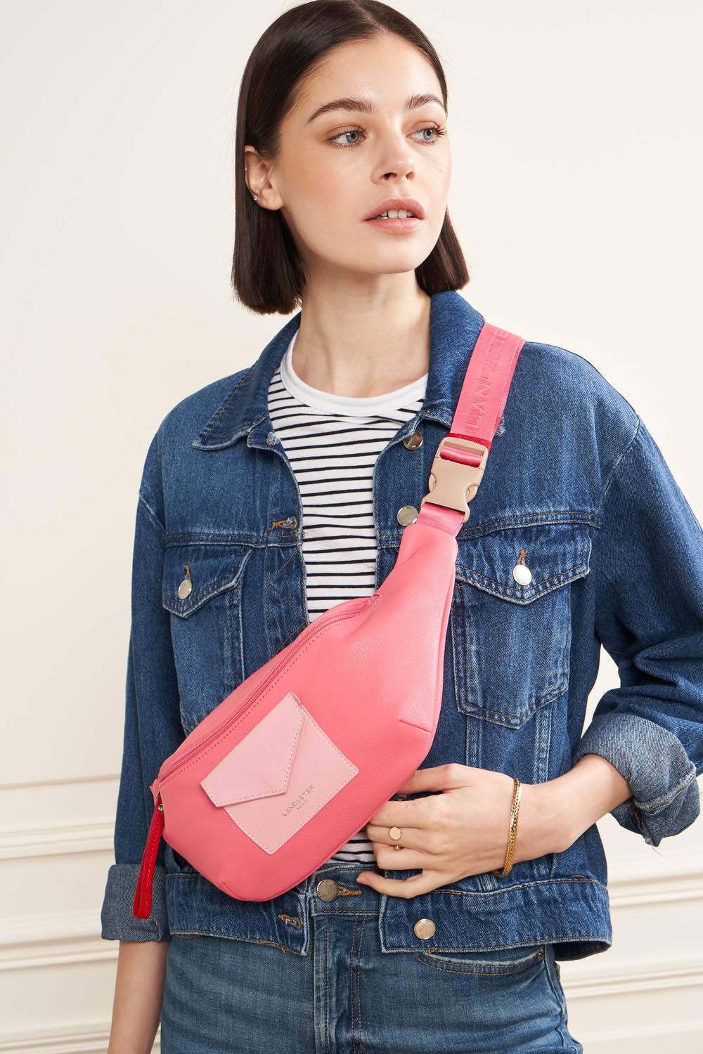 belt bag - maya #couleur_rose-fonc-rose-rouge