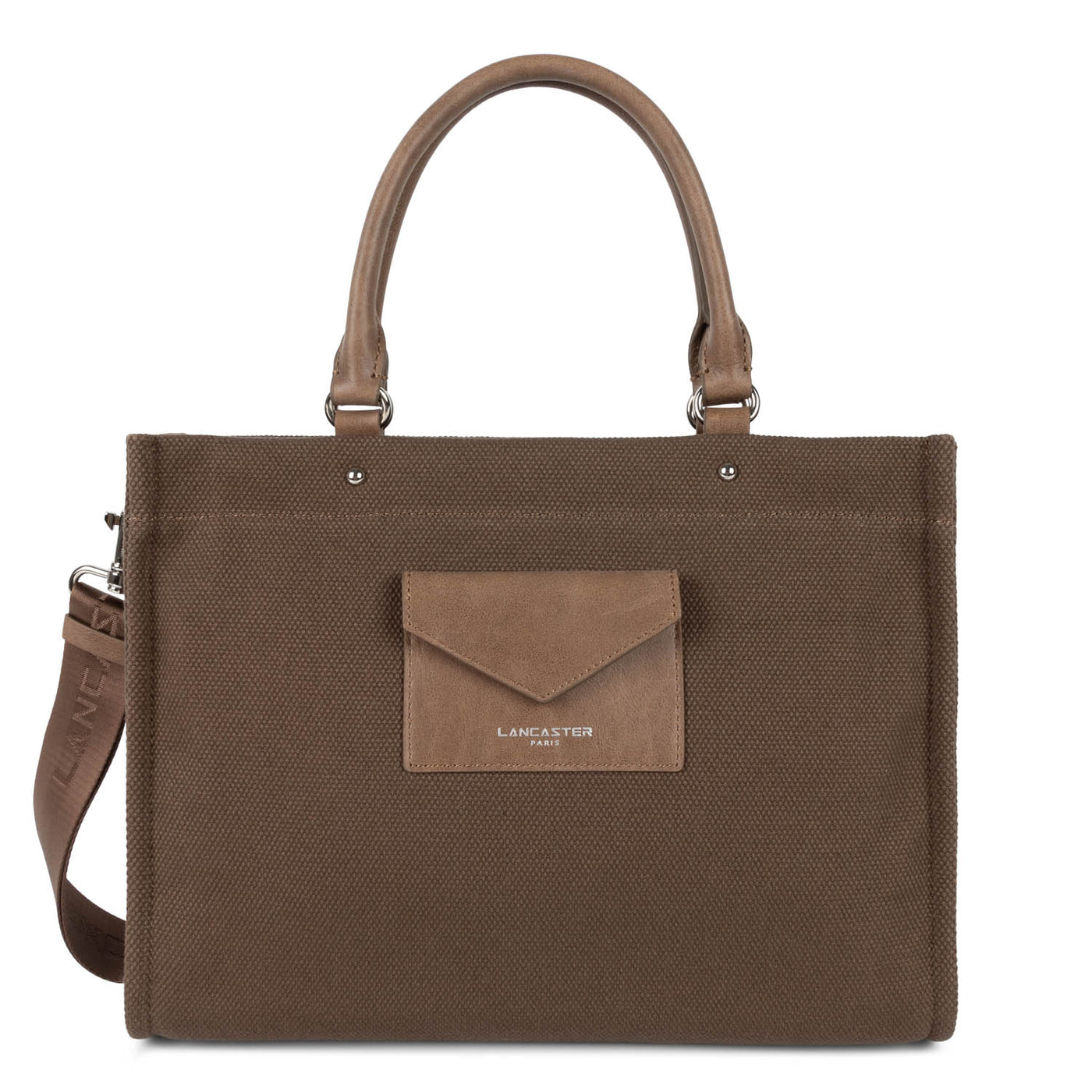 m handbag - canvas conscious #couleur_marron