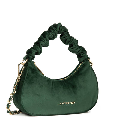 clutch - velvet chouchou #couleur_vert-fonc