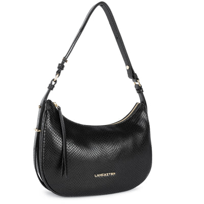 M hobo bag - Exo Aria #couleur_noir-python