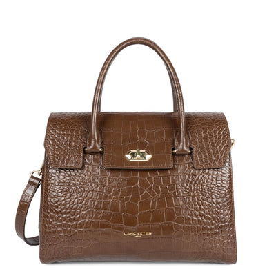 handbag - exotic lézard & croco cn #couleur_vison