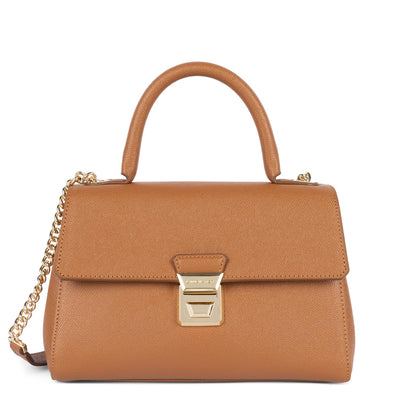 handbag - delphino tina #couleur_camel