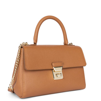handbag - delphino tina #couleur_camel