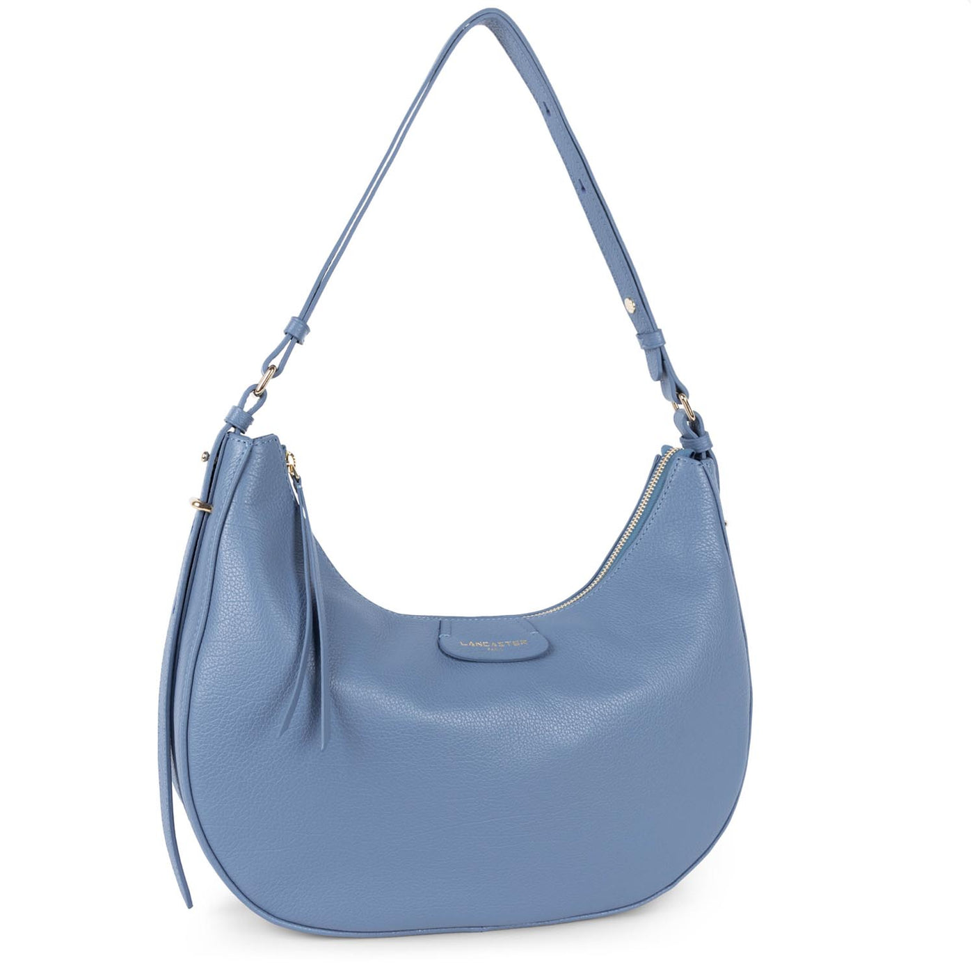 large hobo bag - dune #couleur_bleu-stone