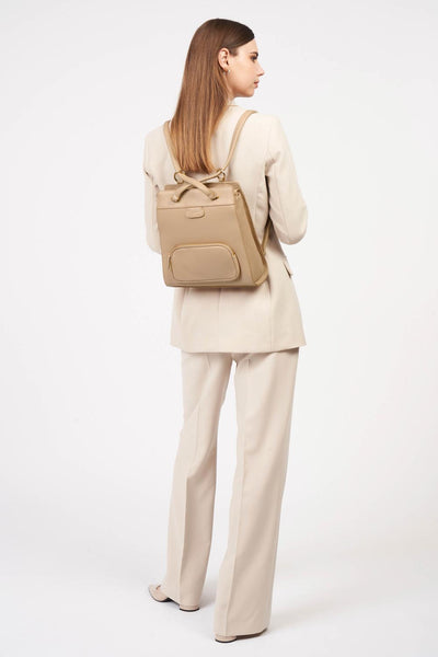 multifunction backpack - dune #couleur_beige-fonc