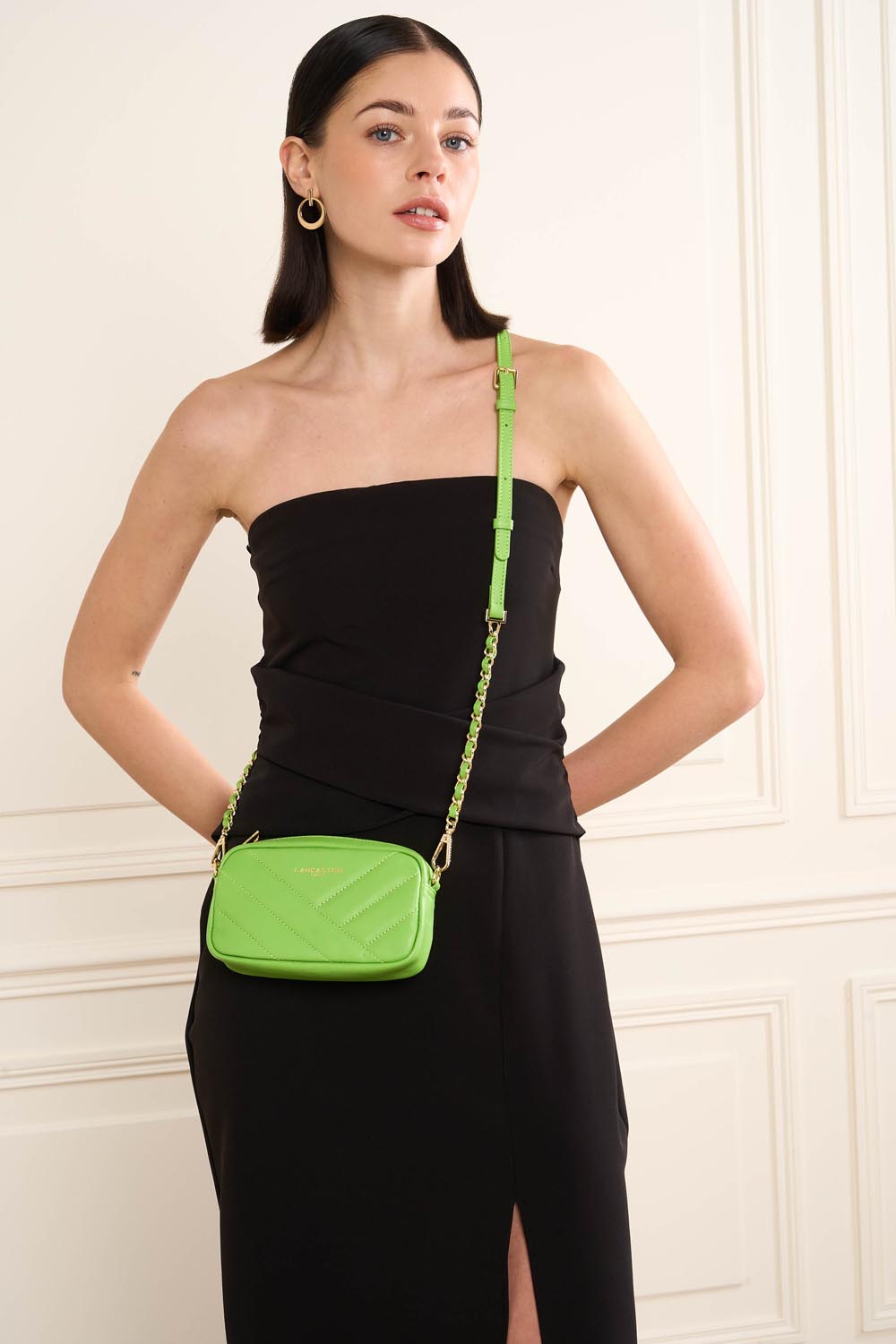 mini smartphone holder - soft matelassé #couleur_vert-mousse