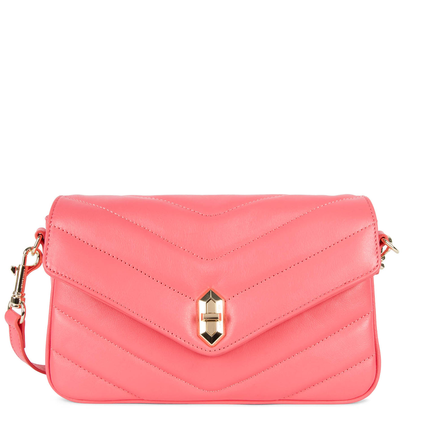crossbody bag - soft matelassé #couleur_rose-fonc