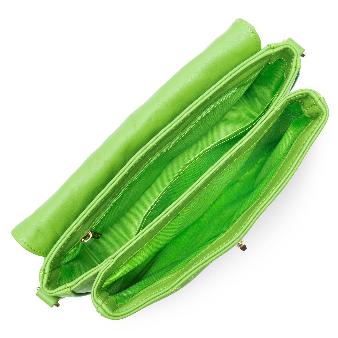 crossbody bag - soft matelassé #couleur_vert-mousse