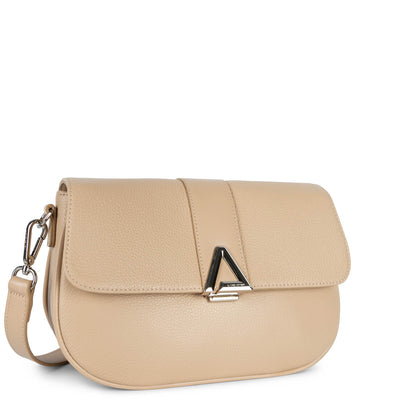 large crossbody bag - l.a alfa #couleur_beige-fonc