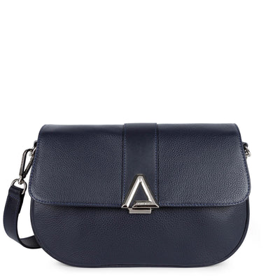 large crossbody bag - l.a alfa #couleur_bleu-fonc