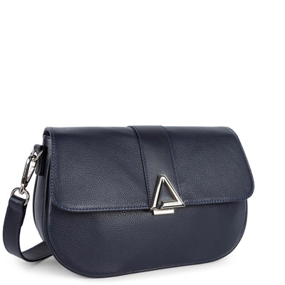 large crossbody bag - l.a alfa #couleur_bleu-fonc