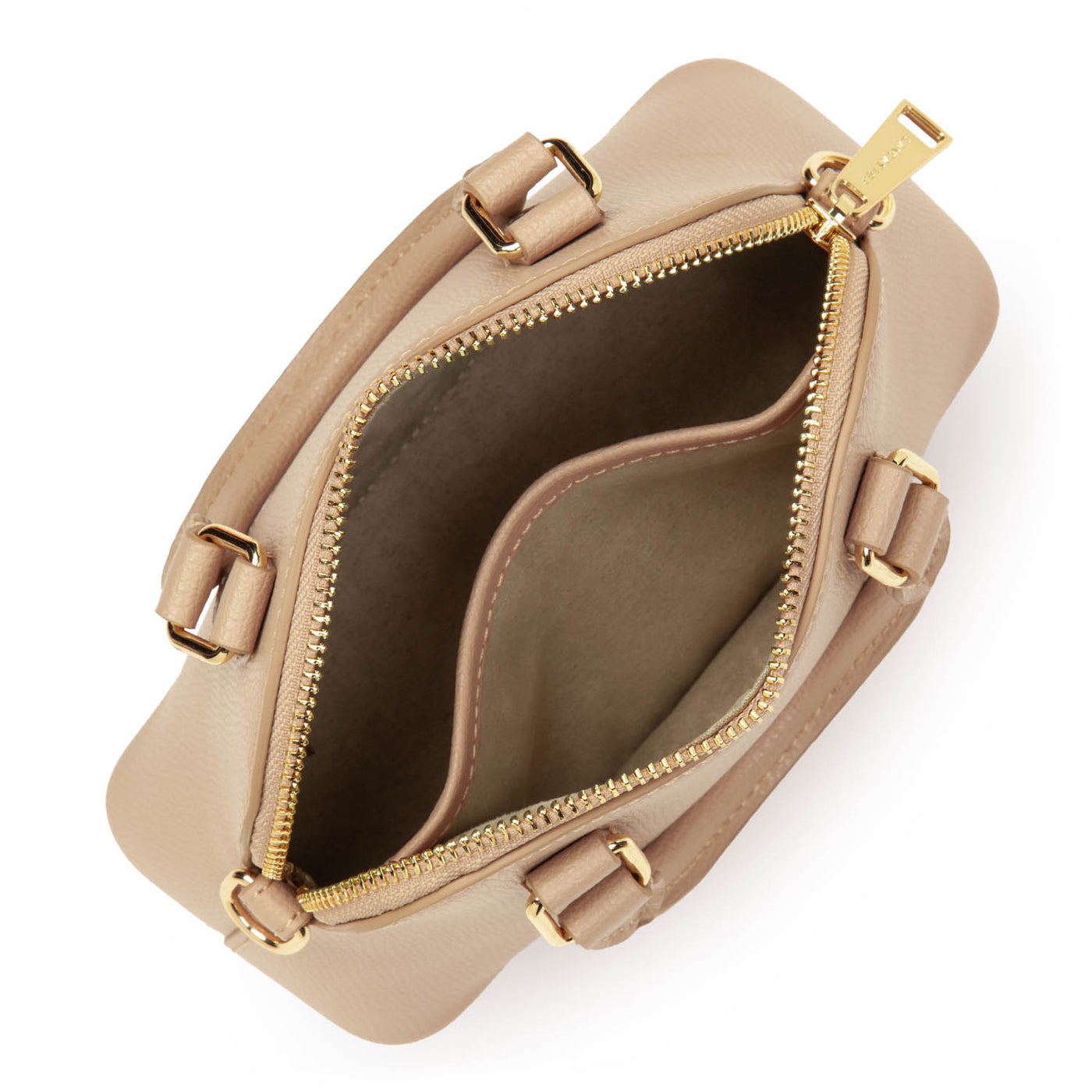 Small half moon bag - Sierra Jia #couleur_beige-fonce