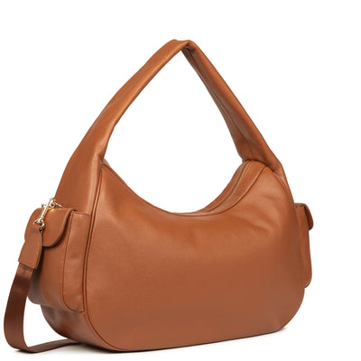 Extra large travel bag - Julia #couleur_camel