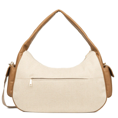 Extra large travel bag - Julia summer #couleur_camel-beige