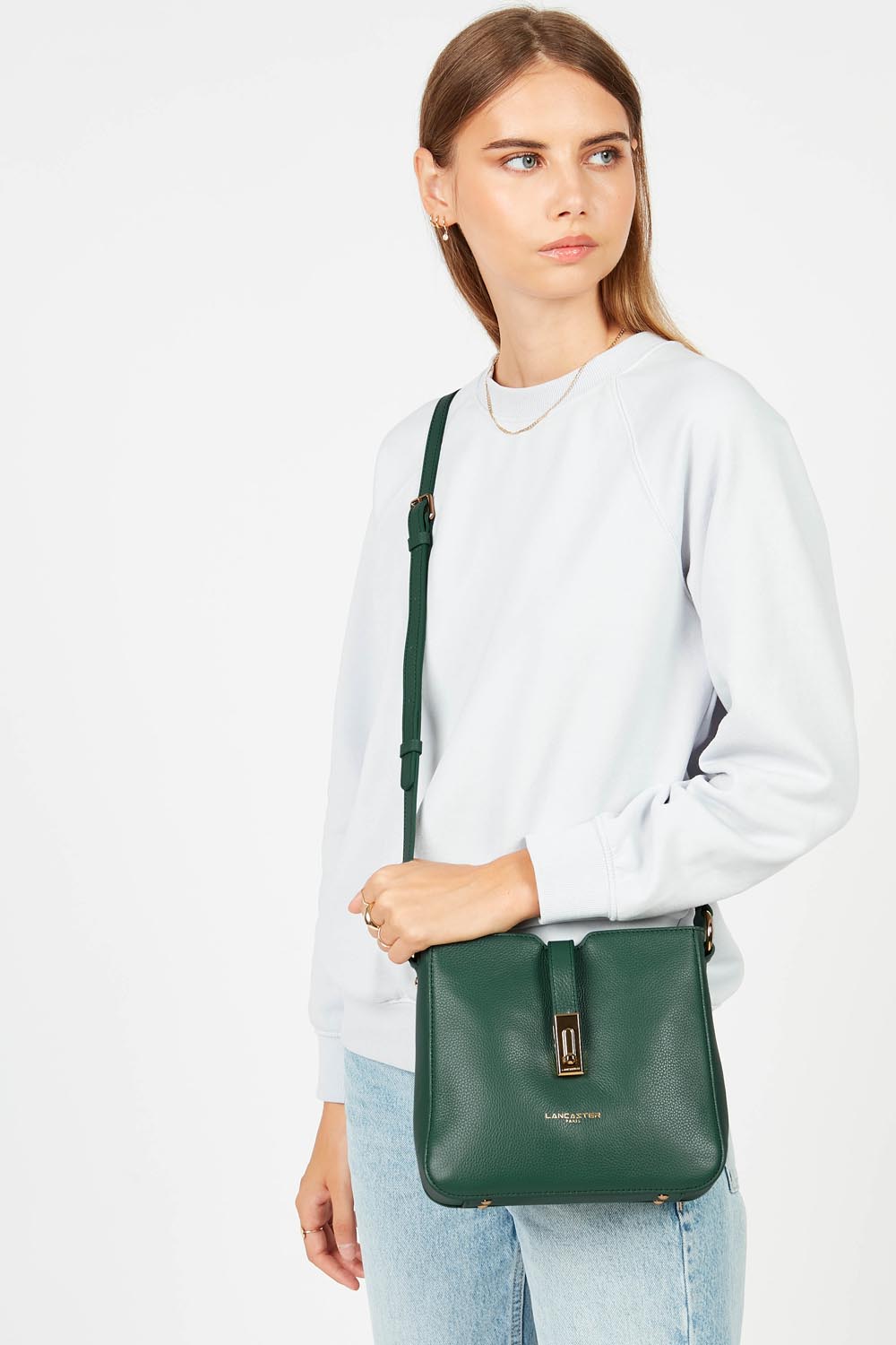 crossbody bag - foulonné milano #couleur_vert-fonc