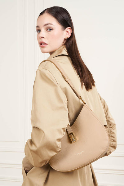 m shoulder bag - foulonné milano #couleur_beige-fonc