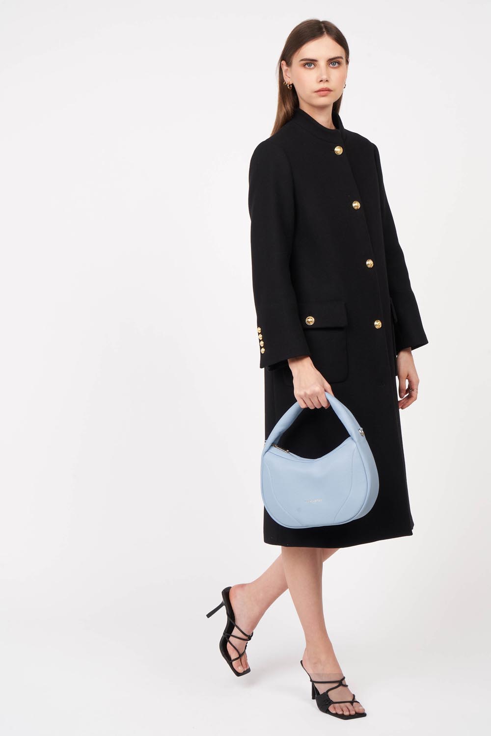 handbag - foulonné cerceau #couleur_bleu-ciel