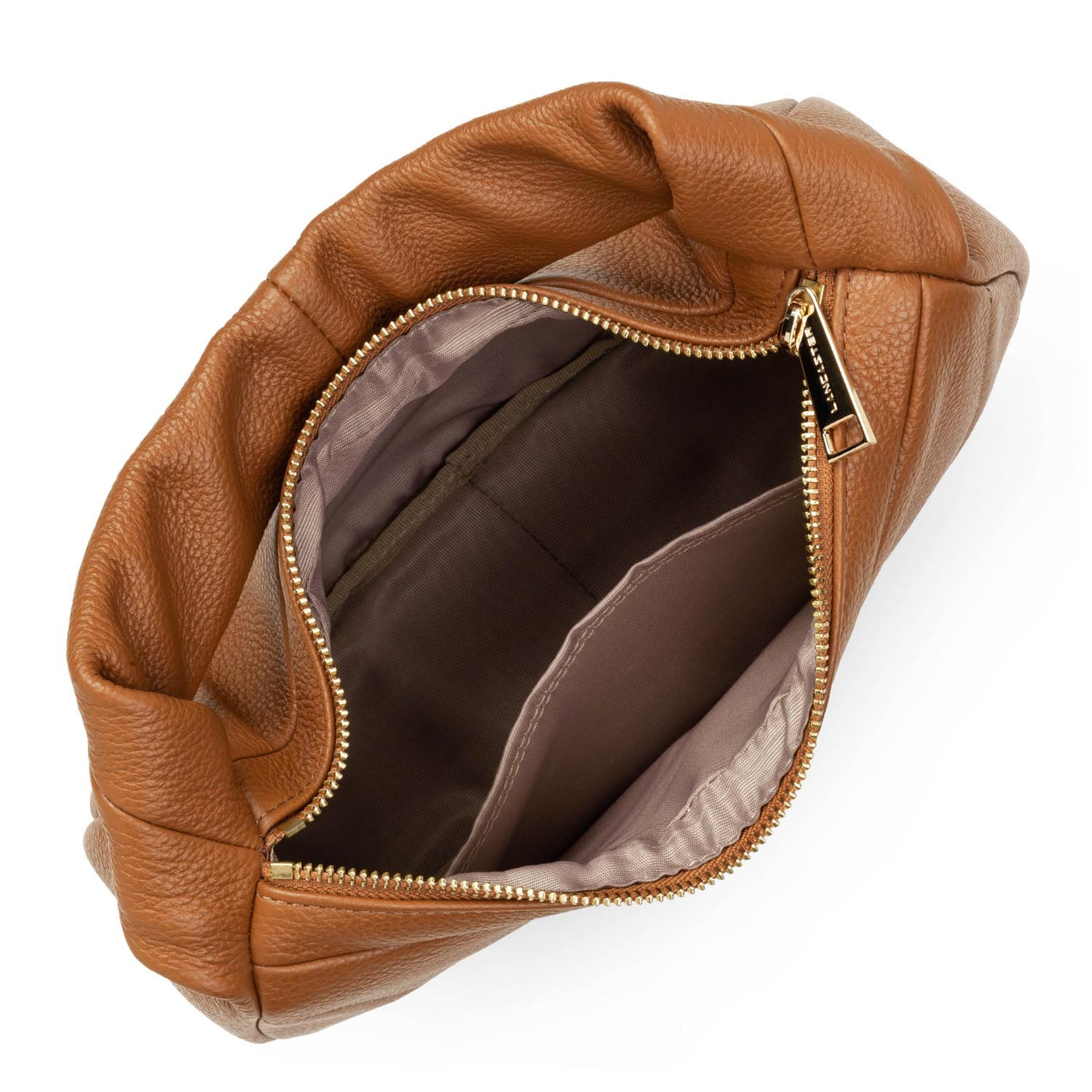 handbag - foulonné cerceau #couleur_caramel