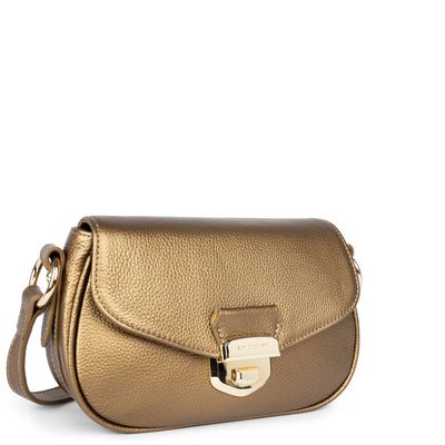 small crossbody bag - foulonné milano #couleur_gold-antic