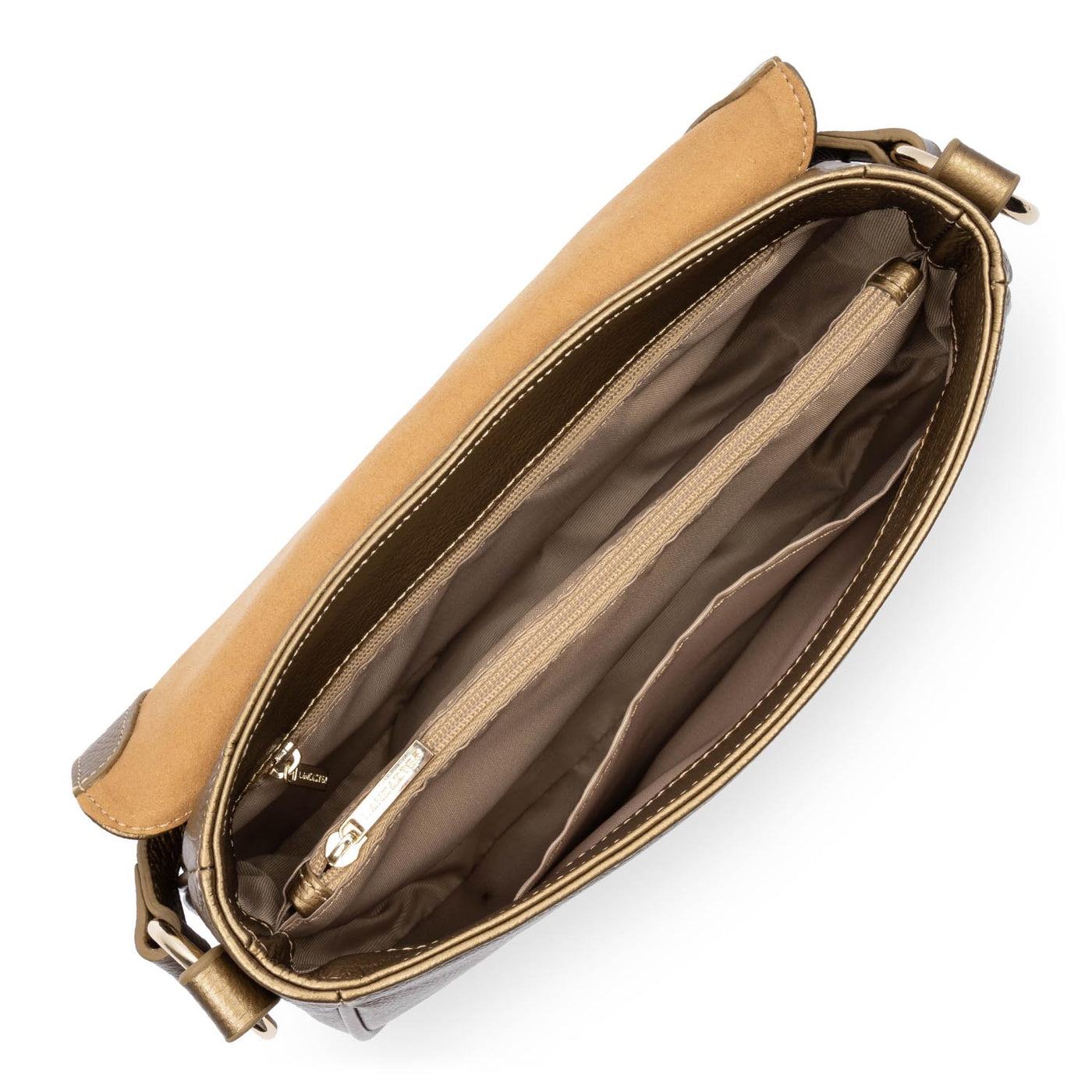 large crossbody bag - foulonné milano #couleur_gold-antic